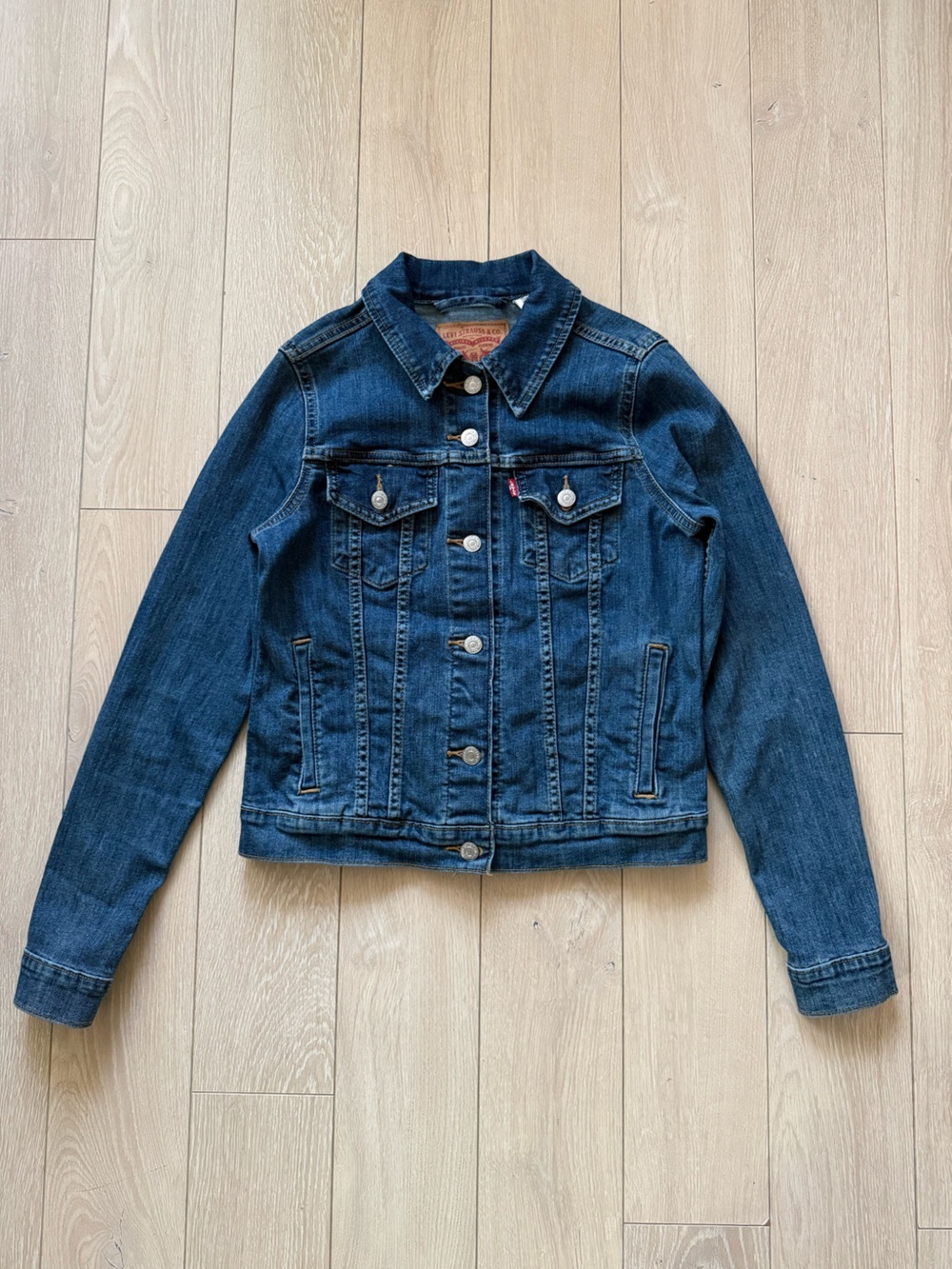 Levi's Original Trucker Jacket Women’s Size Small - Picture 3 of 12